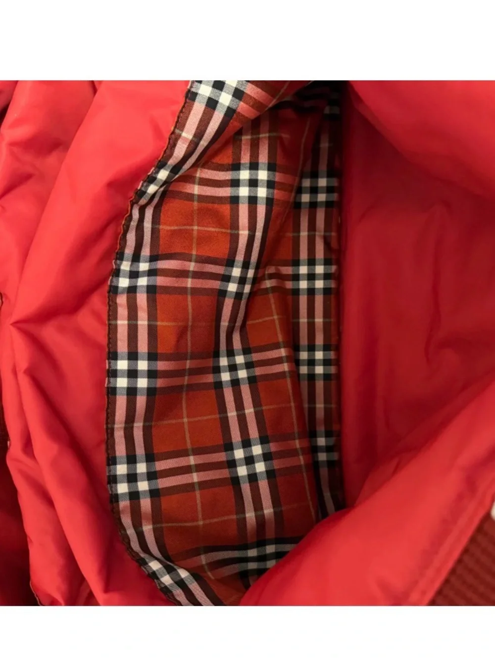 Burberry Blue Label Red Men’s Duffel Bag